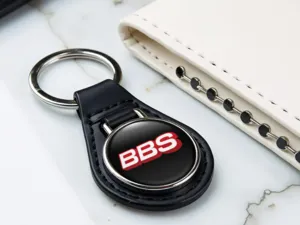 BBS Key Chain Leather Timeless Style Adds Elegance